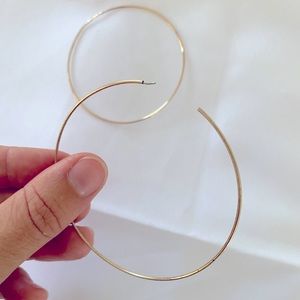 Simple Dainty Gold Hoops